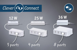 Трансформатор на 4 мебельных светильника Paulmann Clever Connect 12V 25W IP20 99947