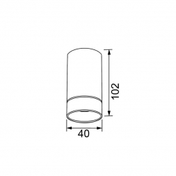 Потолочный светильник Mantra Split 8880