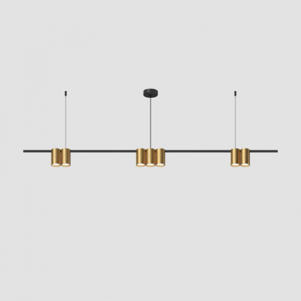Подвесная люстра Denkirs Orbit DK4063-BK+SG