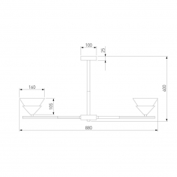 Потолочная люстра Eurosvet Rylee 70138/8 хром