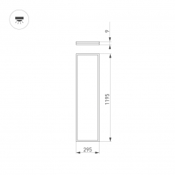 Светодиодная панель Arlight DL-INTENSO-S300x1200-40W Day4000 (WH, 120 deg, CRI90, 230V) 043582