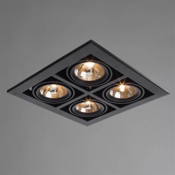 Встраиваемый светильник Arte Lamp Cardani A5930PL-4BK