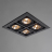 Встраиваемый светильник Arte Lamp Cardani A5930PL-4BK
