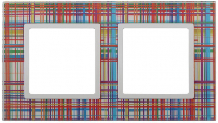 Рамка 2-постовая ЭРА Elegance 14-5102-00 Б0034487