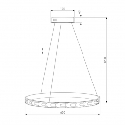 Подвесной светильник Eurosvet 90163/1 сатин-никель