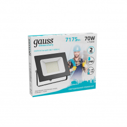 Прожектор светодиодный Gauss Elementary 70W 4000К 613100270