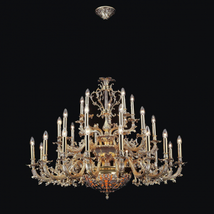Подвесная люстра Lucia Tucci Firenze 1780.30.4 Antique Gold