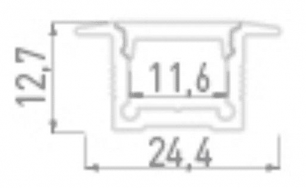 Профиль встраиваемый DesignLed LE.2613 001971