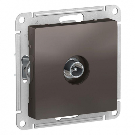Розетка телевизионная оконечная TV Schneider Electric AtlasDesign мокко ATN000691