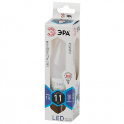 Лампа светодиодная ЭРА E14 11W 4000K матовая LED BXS-11W-840-E14 Б0032993