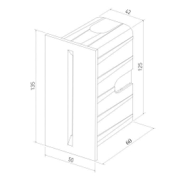 Встраиваемый светодиодный светильник Elektrostandard Step 8 40108/Led черный a055592