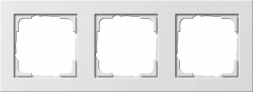 Рамка 3-постовая Gira E2 чисто-белый шелковисто-матовый 021322