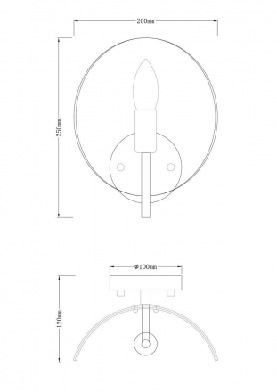 Бра Moderli Ardis V7091-1W