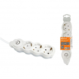 Удлинитель TDM Electric Люкс УЛ03В 3гн 3м с/з SQ1303-0131