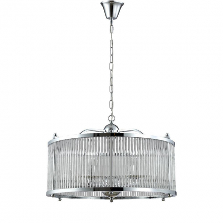 Подвесная люстра Crystal Lux Tadeo SP6 D600 Chrome/Transparente