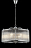 Подвесная люстра Crystal Lux Tadeo SP6 D600 Chrome/Transparente