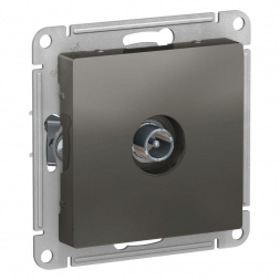 Розетка телевизионная оконечная TV Schneider Electric AtlasDesign сталь ATN000991