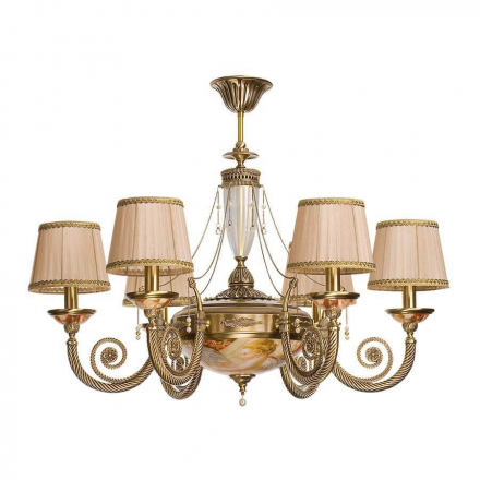 Подвесная люстра Kutek Bibione Abazur BIB-ZW-6(P/A)A