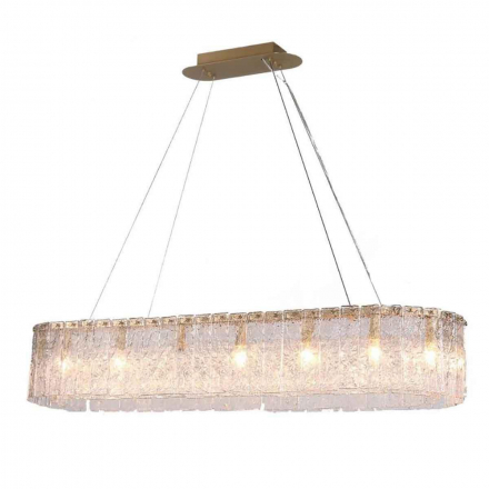 Подвесной светильник Newport 10820/120 brass oval М0064786