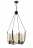 Подвесная люстра Vele Luce Fiamma VL5812P04