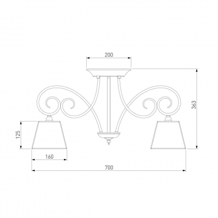 Подвесная люстра Bogates 303/6