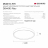Потолочный светодиодный светильник Denkirs Plato DK6510-WH