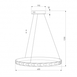 Подвесной светильник Eurosvet 90164/1 сатин-никель