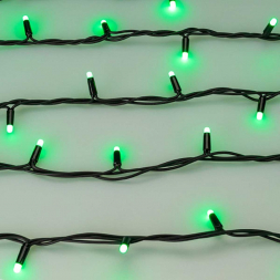 Уличная светодиодная гирлянда Ardecoled нить 24V разноцветная ARD-String-Pro-10000-Black-95Led-Milk-Live RGBW-DMX 031755
