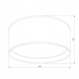 Потолочный светильник TK Lighting 3376 Bilbao Black Gold