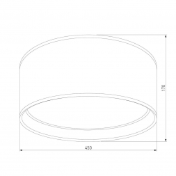 Потолочный светильник TK Lighting 3376 Bilbao Black Gold