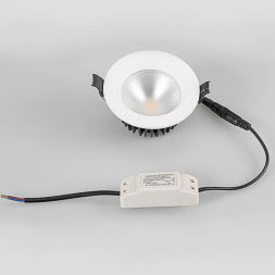 Встраиваемый светодиодный светильник Arlight LTD-105WH-Frost-9W Day White 110deg 021492