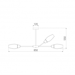 Подвесная люстра Eurosvet Thalia 60140/9 золото