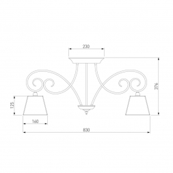 Подвесная люстра Bogates 303/8