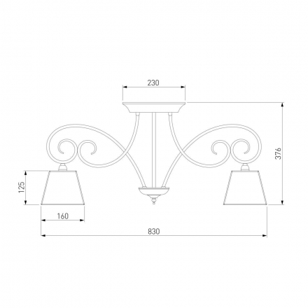 Подвесная люстра Bogates 303/8