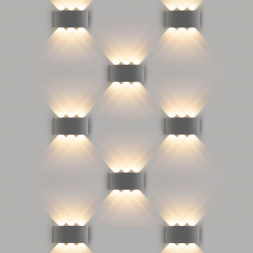 Уличный настенный светодиодный светильник Elektrostandard 1551 Techno LED Twinky Trio a038417