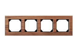 Рамка 4-постовая Liregus Epsilon орех 28-2254