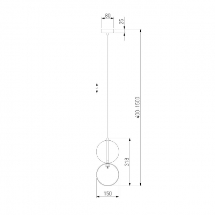 Подвесной светильник Eurosvet Selisa 50092/1