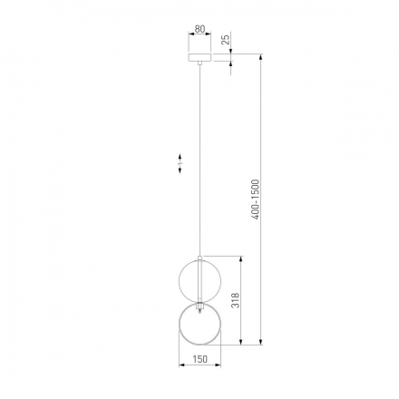 Подвесной светильник Eurosvet Selisa 50092/1