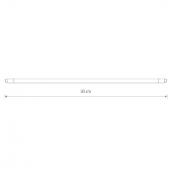 Лампа светодиодная T8 16W 3000K прозрачная 7501