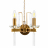 Бра Crystal Lux Marron AP2 Brass