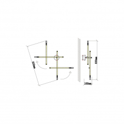 Бра Vele Luce Corda VL5534W24