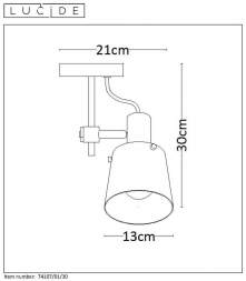 Спот Lucide Quinny 74107/01/30