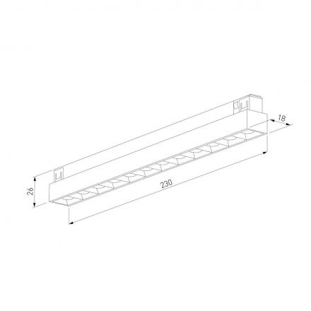 Трековый светодиодный светильник Elektrostandard Brass Line 85528/01 a069636
