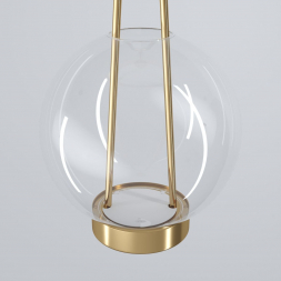Подвесной светодиодный светильник Eurosvet Frasco 50267/1 LED латунь