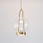 Подвесной светодиодный светильник Eurosvet Frasco 50267/1 LED латунь