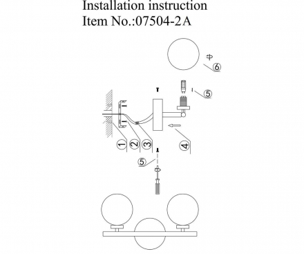 Бра Kink Light Сида бронза 07504-2,02