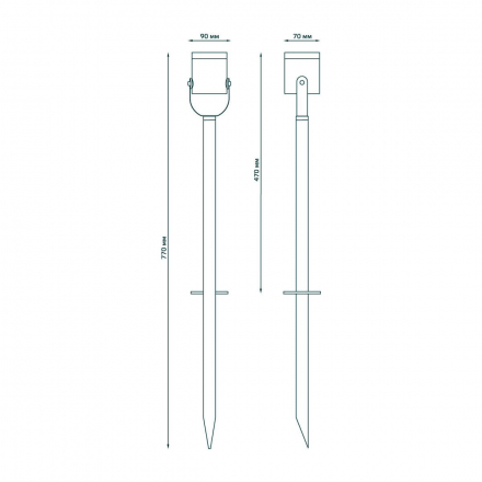 Ландшафтный светильник Gauss Sonata GD155