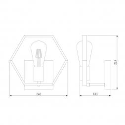 Бра Eurosvet Arnia 70117/1 черный