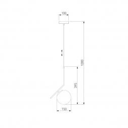 Подвесной светильник Eurosvet 50152/1 хром