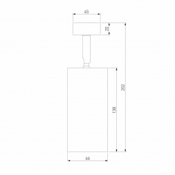 Светодиодный спот Elektrostandard Diffe 85266/01 белый/черный a058252
